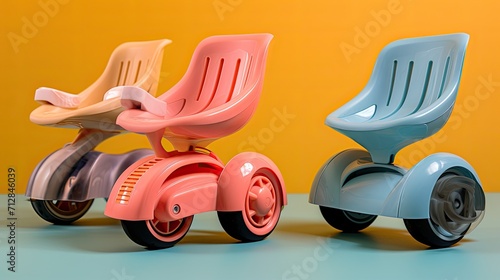 3d printed personalized mobility aids solid color background