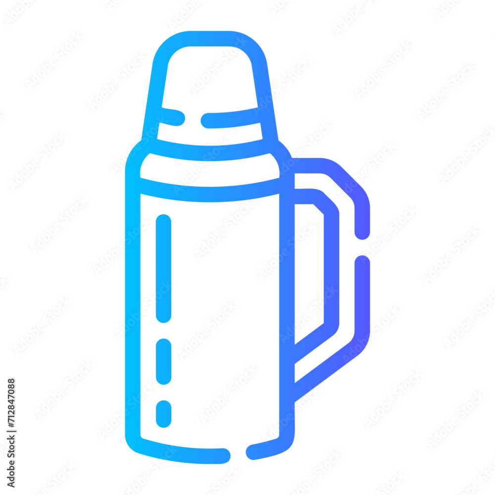 thermo Line Gradient Icon thermo Line Gradient Icon