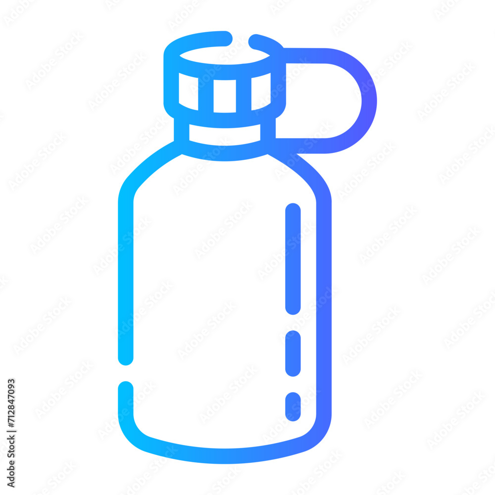 water bottle Line Gradient Icon water bottle Line Gradient Icon