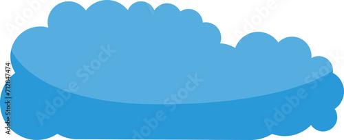 Blue Cloudscape Illustration 