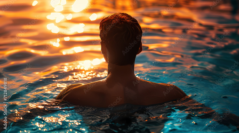 Tropical Tease: The Summer Pool Scene. Summer Seduction: Poolside