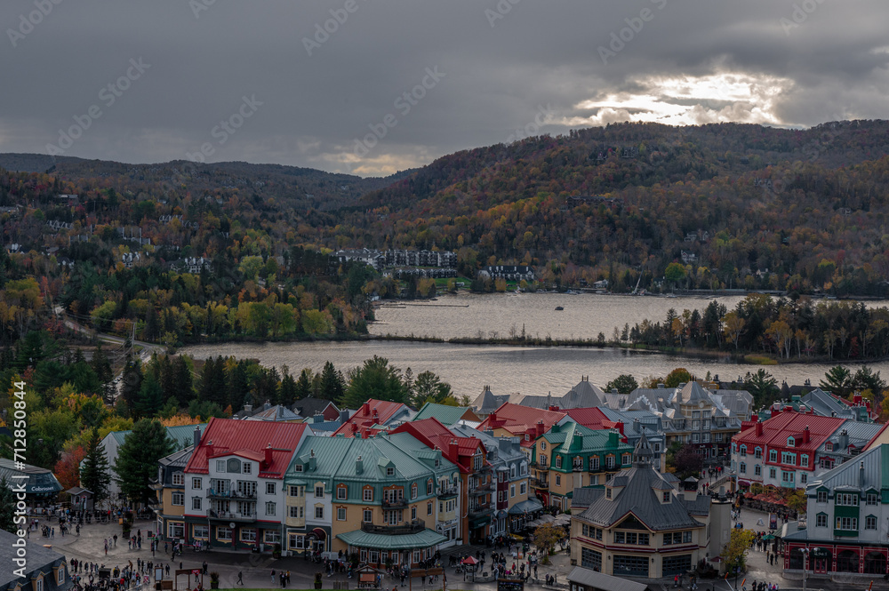 Mont Tremblant Autumn View from top of Hill