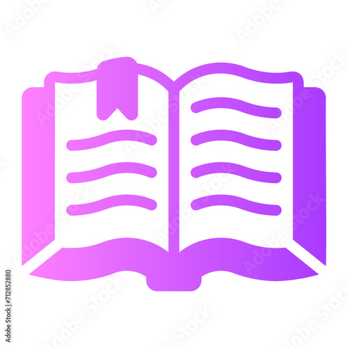 book Gradient icon