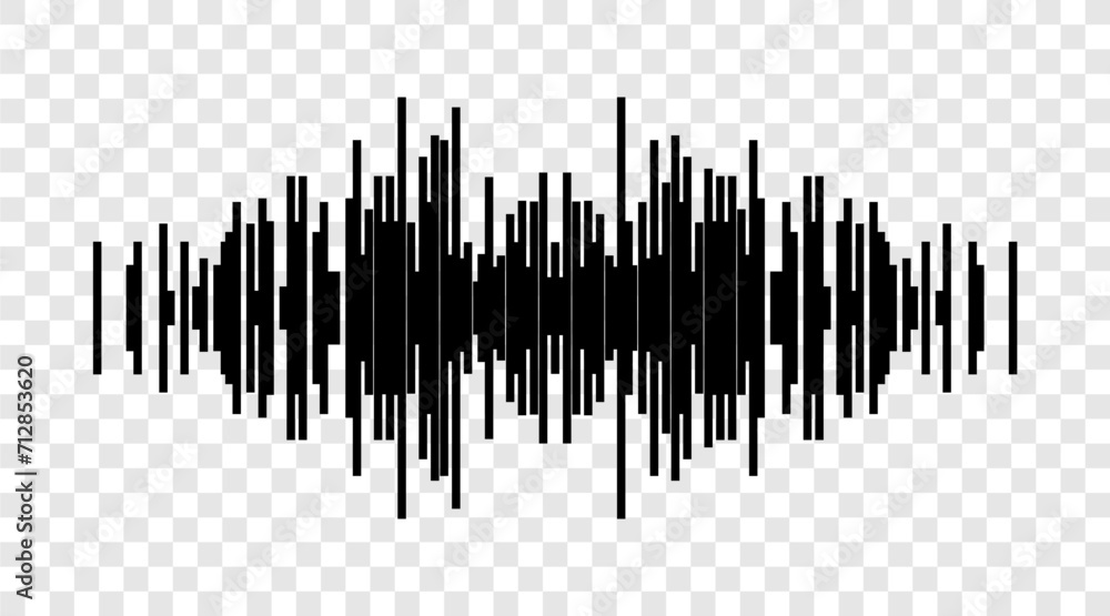 sound waves and music in black sound waves and music in black