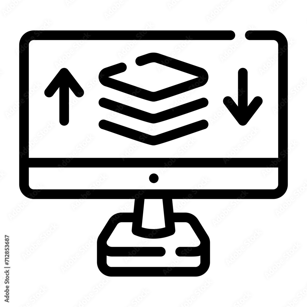 layers Line Icon layers Line Icon