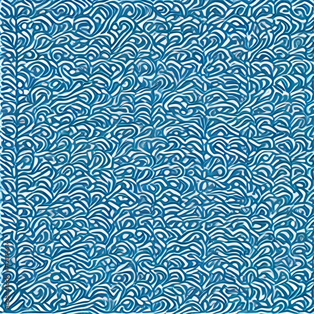 abstract seamless pattern with waves on a blue background abstract seamless pattern with waves on a blue background