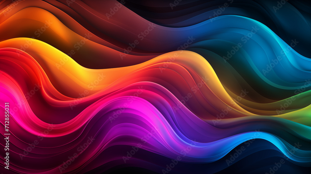 abstract colorful background with waves abstract colorful background with waves