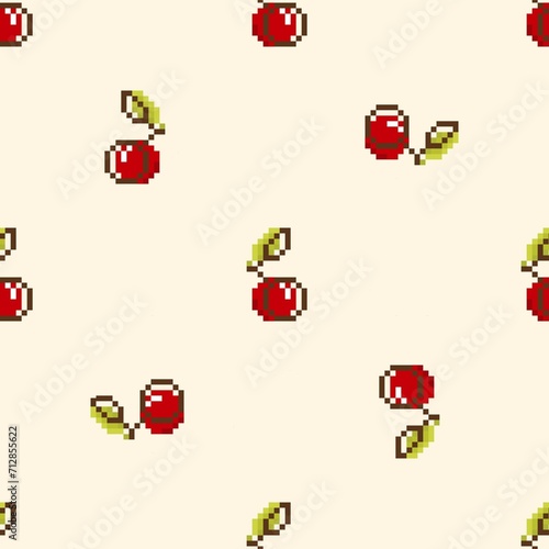Pixel cherry bg
