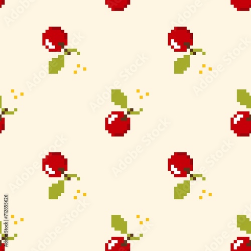 Pixel cherry bg