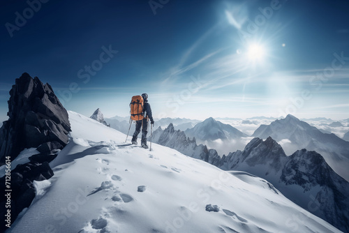 Hiking top of mountain © ENDing Studio