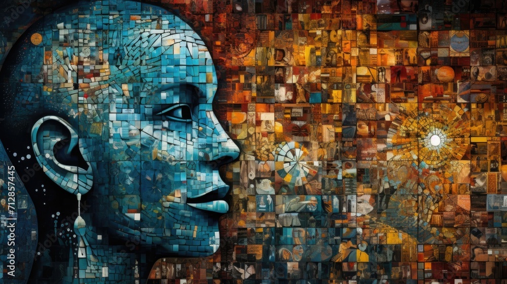 An artistic portrayal of the cultural mosaic that makes up our world, capturing the diverse range of human life. An artistic portrayal of the cultural mosaic that makes up our world, capturing the diverse range of human life.