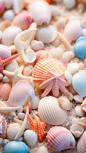 Seashell Collection, Soft focus, Macro shots, Stillness, Shoreline, Hobbyist delight