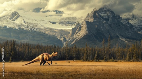 Dinosaurs with Landscape © Ariestia