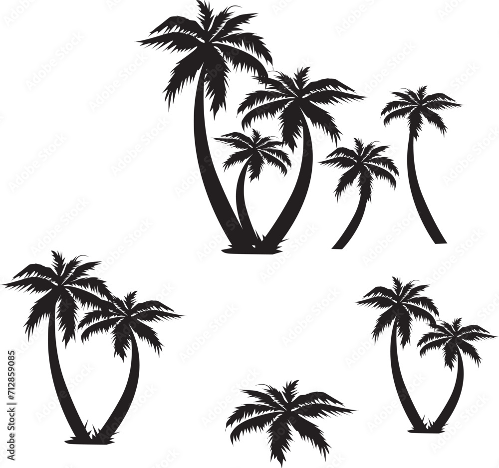 set of palms|set of trees