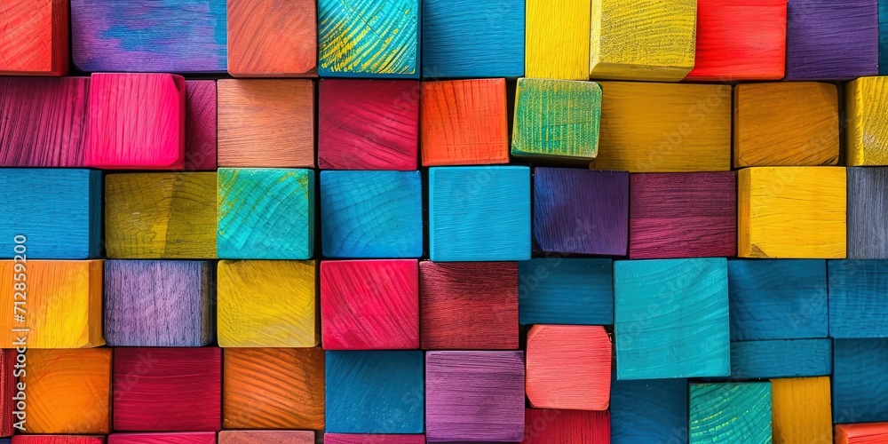 Colorful Wooden Block Colorful Wooden Block