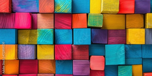 Colorful Wooden Block