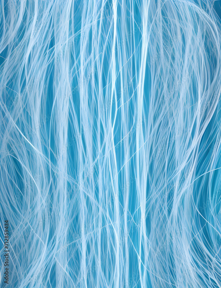 Obraz premium blue and white wavy lines Abstract background