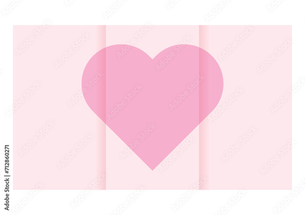 set of pink love wallpaper background design