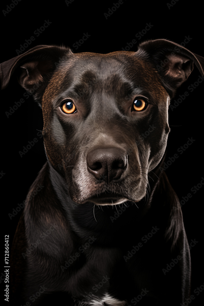 pet dog portrait,created with Generative AI tecnology.