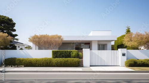 現代的な日本の平屋建て住宅 photo
