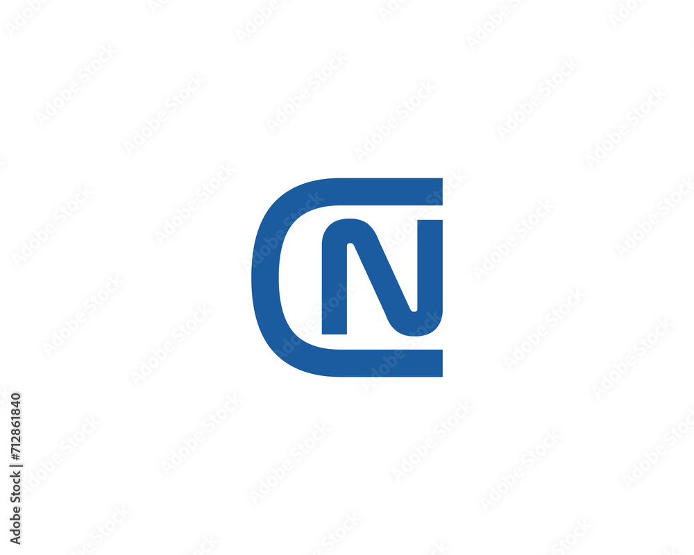 CN Logo design vector template CN Logo design vector template