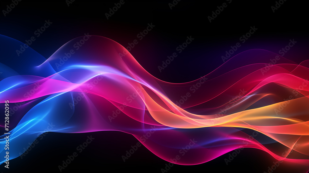 abstract colorful background with waves abstract colorful background with waves