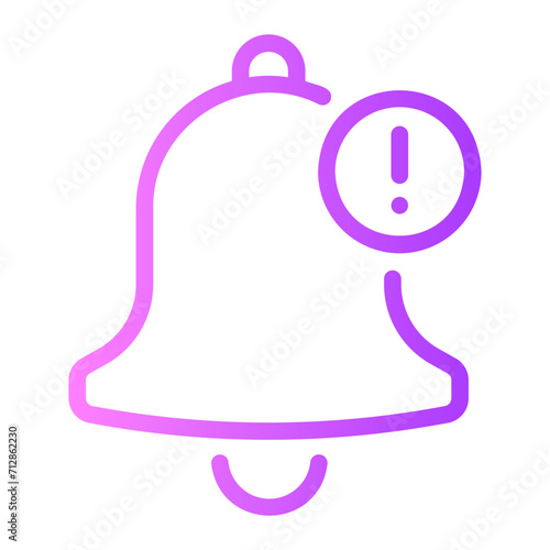 alert Line Gradient Icon