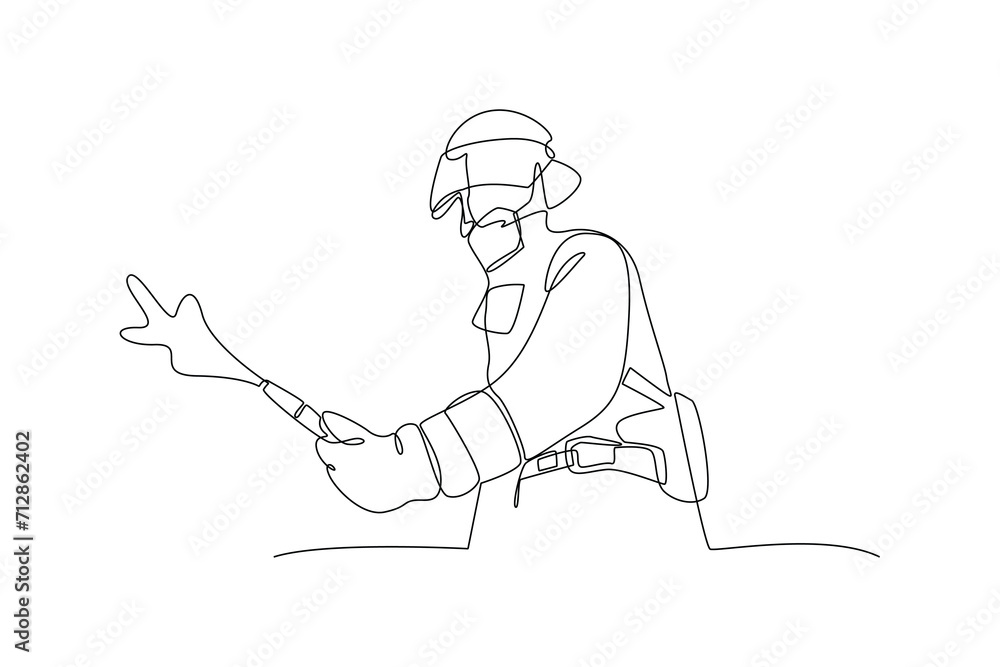 One continuous line drawing of First aid, emergency concept. Doodle vector illustration in simple linear style. One continuous line drawing of First aid, emergency concept. Doodle vector illustration in simple linear style.