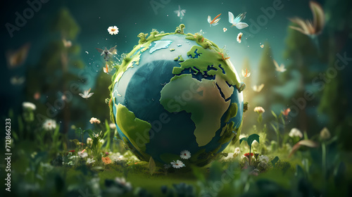 Environmental protection background, world environment day background, protect the environment © ma