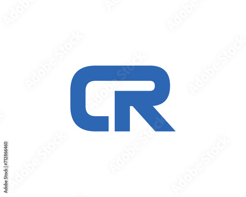 CR logo design vector template © xcoolee