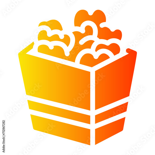 popcorn Gradient icon