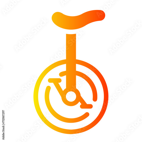 monocycle Gradient icon