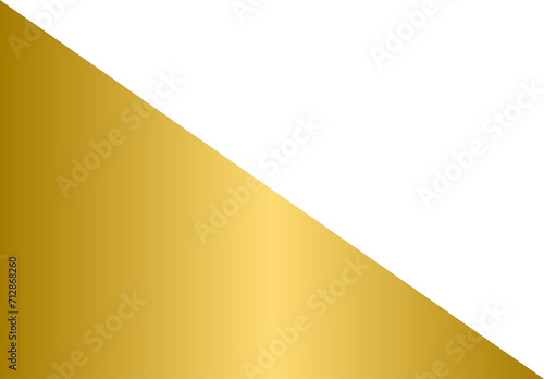Decorative golden luxury corner shape, gold frame element decoration photo