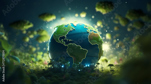 World environment day concept ecology protection environment  environmental protection background