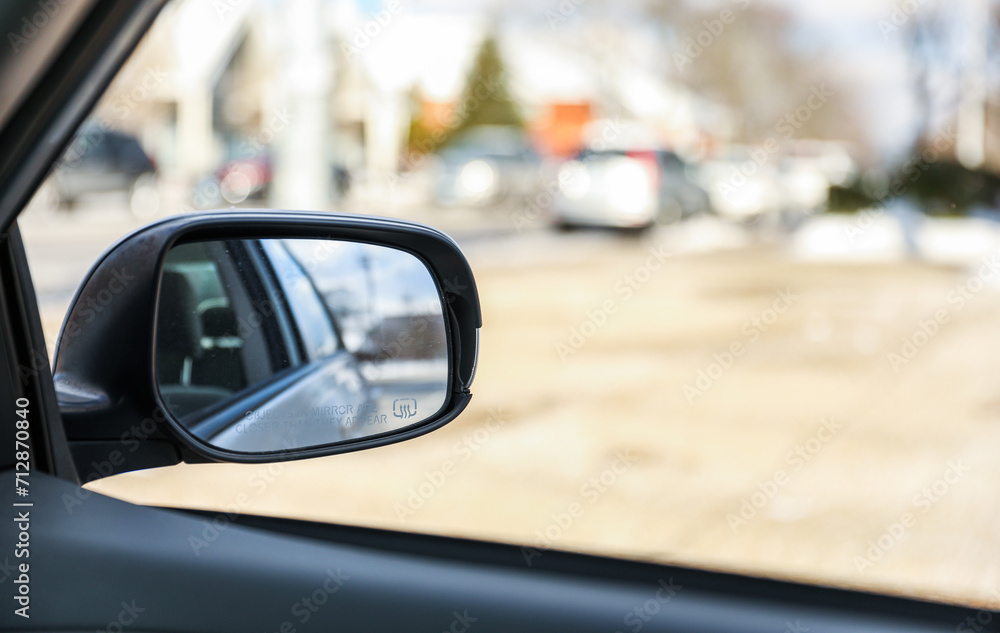 car mirror reflecting past, present, and future, symbolizing the journey of life and the pursuit of dreams car mirror reflecting past, present, and future, symbolizing the journey of life and the pursuit of dreams