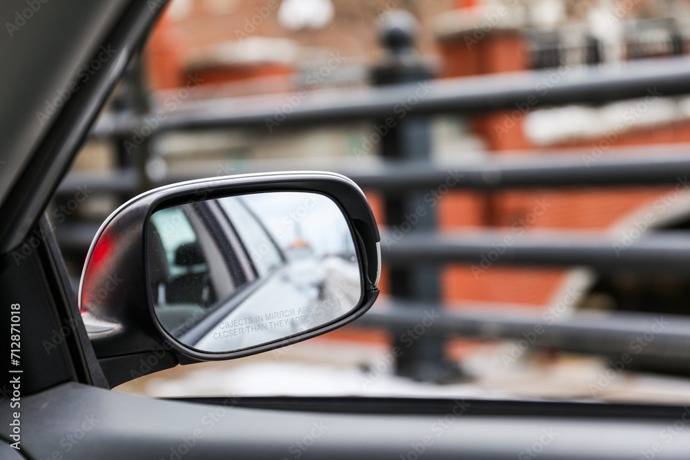 car mirror reflecting past, present, and future, symbolizing the journey of life and the pursuit of dreams car mirror reflecting past, present, and future, symbolizing the journey of life and the pursuit of dreams