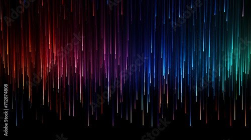 Technology abstract lines background and light effects, technology sense background