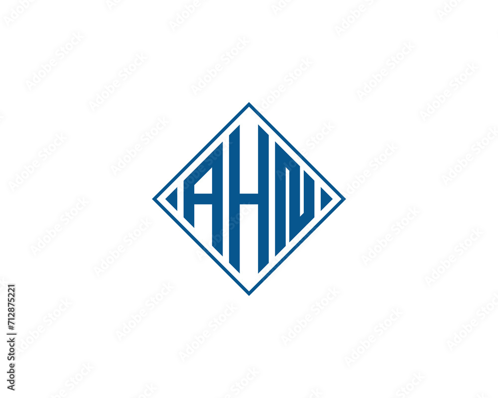 AHN Logo design vector template AHN Logo design vector template