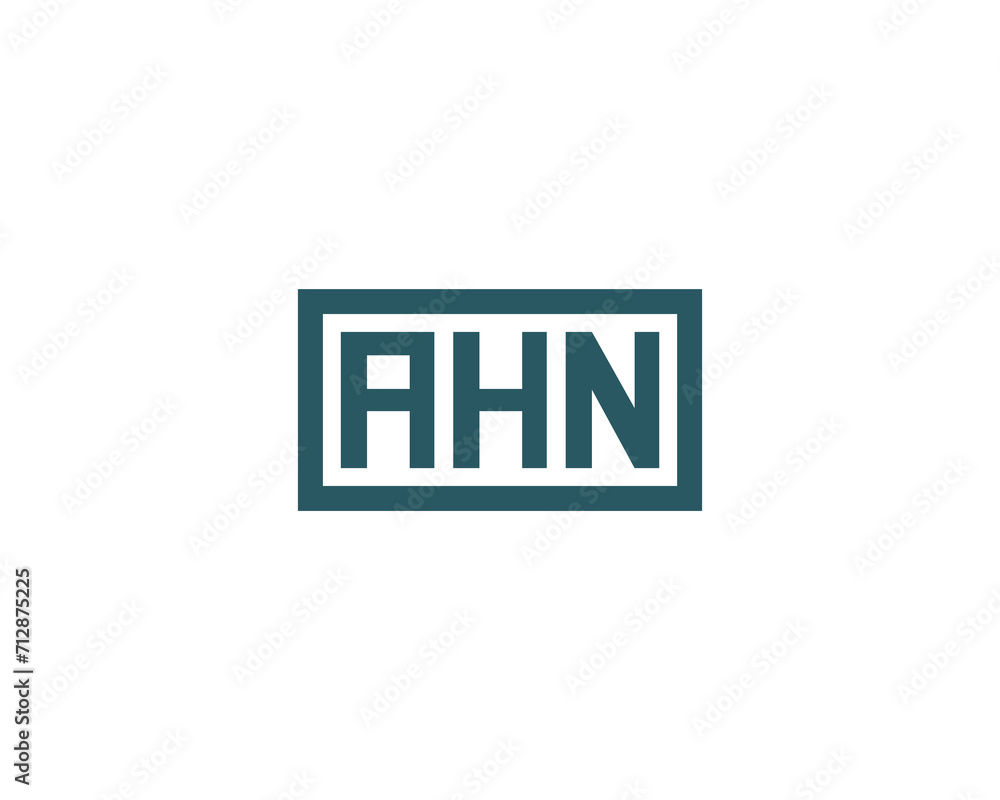 AHN Logo design vector template AHN Logo design vector template