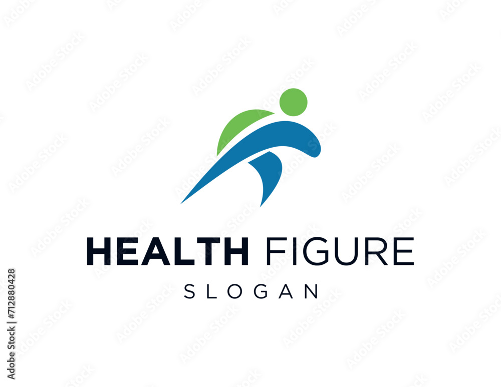 The logo design is about Health Figure and was created using the Corel Draw 2018 application with a white background. The logo design is about Health Figure and was created using the Corel Draw 2018 application with a white background.