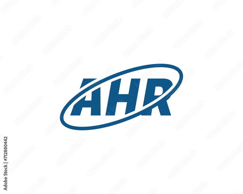 AHR Logo design vector template AHR Logo design vector template