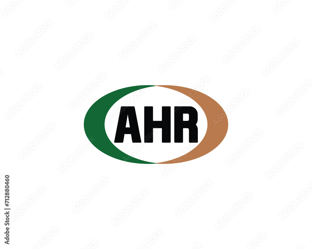 AHR Logo design vector template AHR Logo design vector template