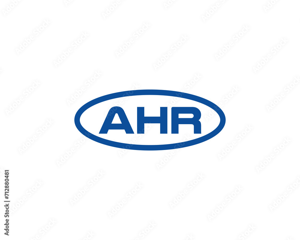 AHR Logo design vector template AHR Logo design vector template
