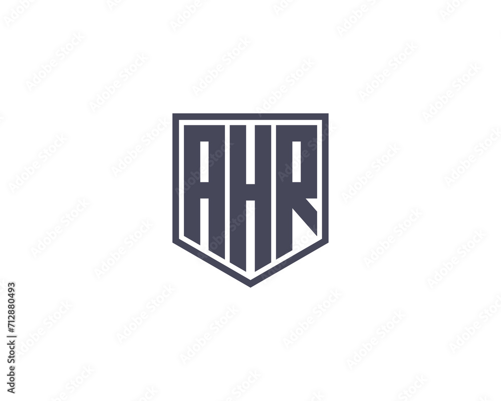 AHR Logo design vector template AHR Logo design vector template
