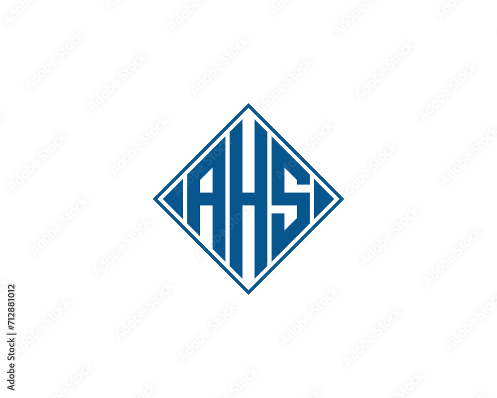 AHS Logo design vector template AHS Logo design vector template