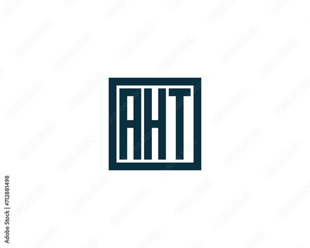 AHT Logo design vector template