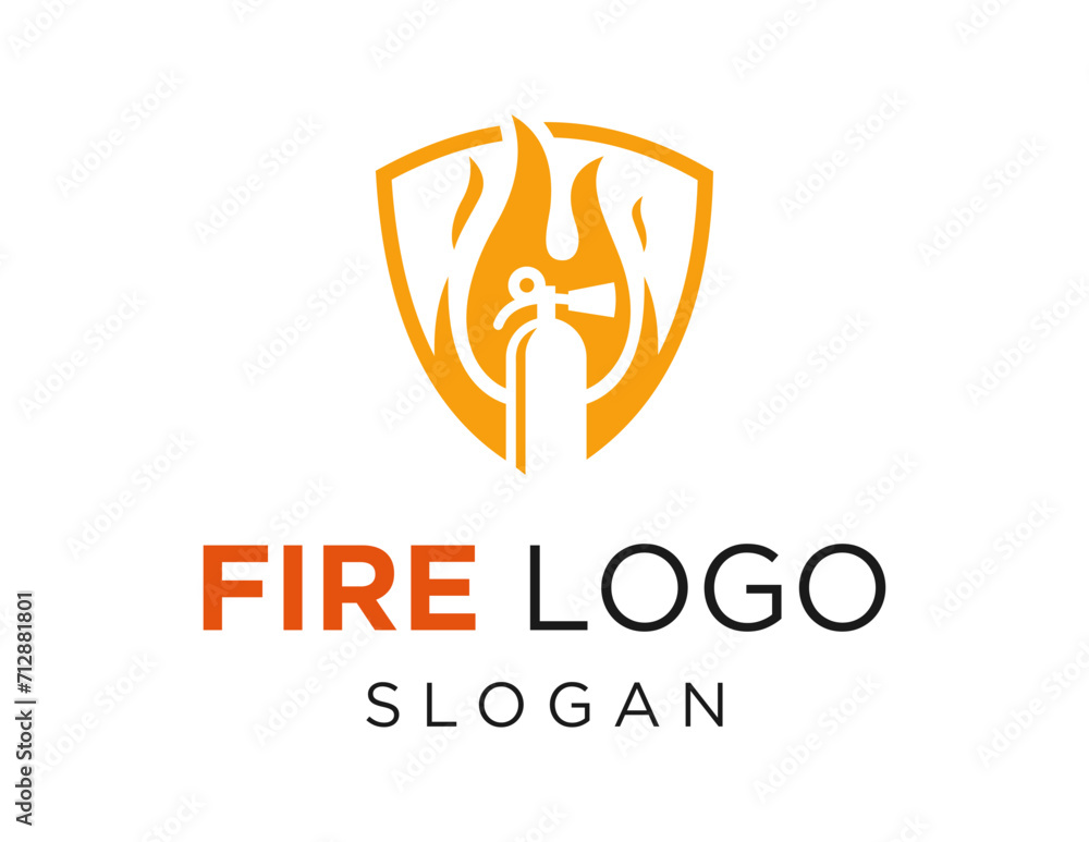 The logo design is about Fire and was created using the Corel Draw 2018 application with a white background. The logo design is about Fire and was created using the Corel Draw 2018 application with a white background.