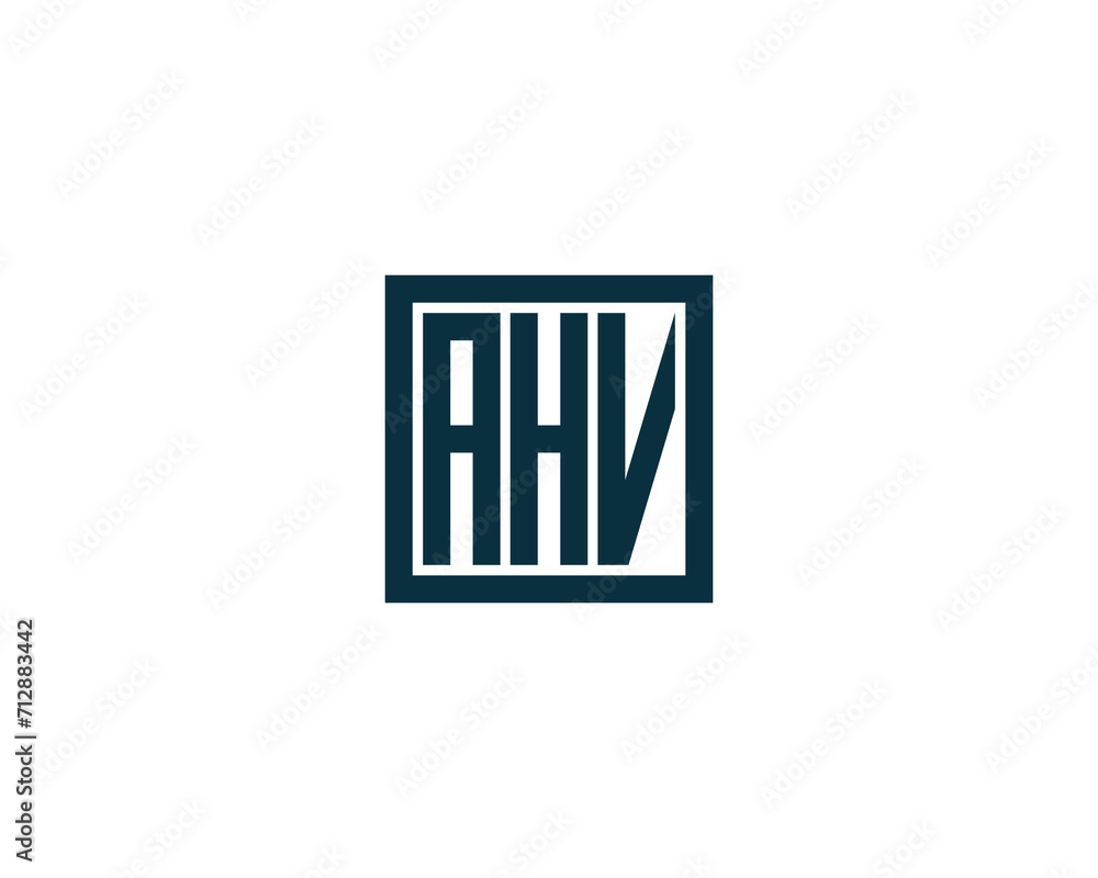 AHV logo design vector template AHV logo design vector template