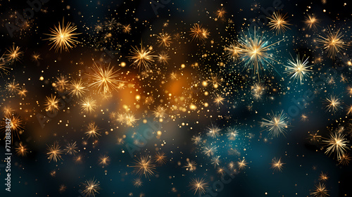 Fireworks background for celebration, holiday celebration concept