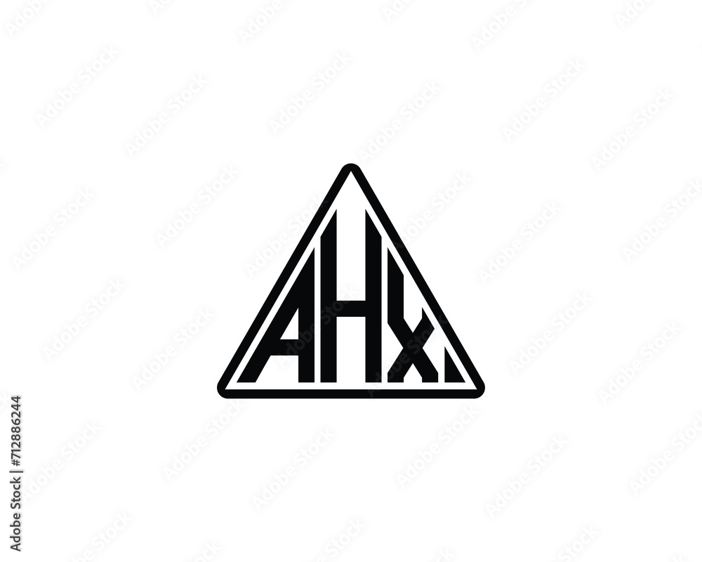 AHX logo design vector template AHX logo design vector template